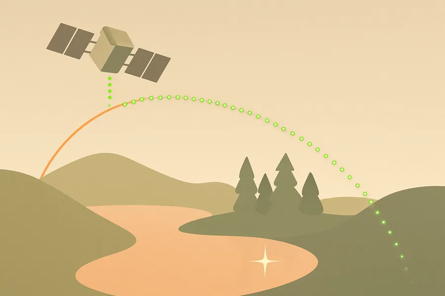Illustration of Exact laser-measured height points on Earth's surface, from NASA's ICESat-2 satellite (v7)