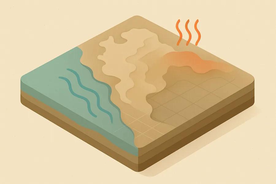 Illustration of Land water and energy every 3 hours, from NASA's GLDAS Noah land model (1°)