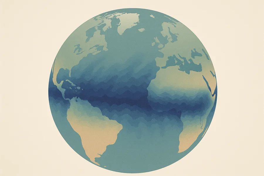 Illustration of How much rain and snow fell worldwide each day, from the GPM satellite network