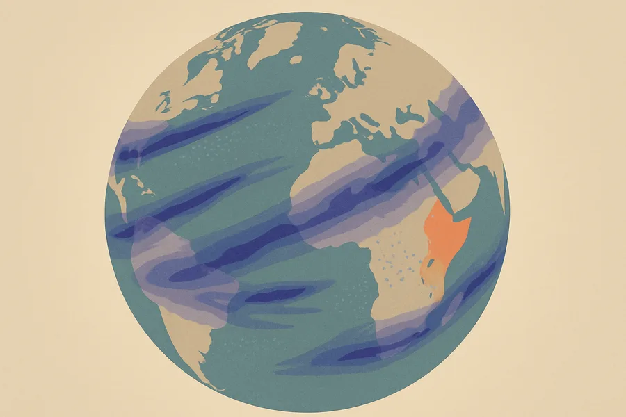 Illustration of How hard it's raining worldwide every 30 min, corrected, from the GPM satellite network (~11 km detail)