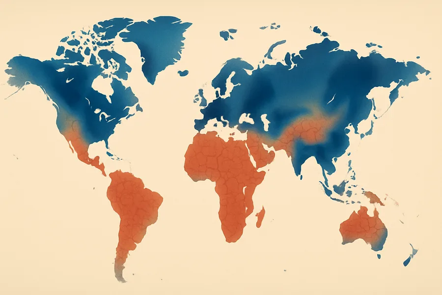 Illustration of Groundwater and soil wetness from gravity tugs, from NASA's GRACE satellites (weekly)