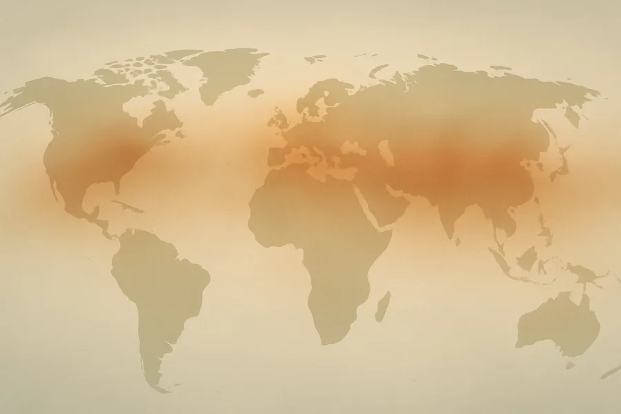 Illustration of Hourly fine-particle air pollution (PM2.5), from NASA's MERRA-2 model plus machine learning