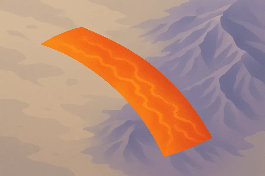 Illustration of How hot the land surface is on a single pass, from NASA's MODIS sensor on Terra (~1 km detail)