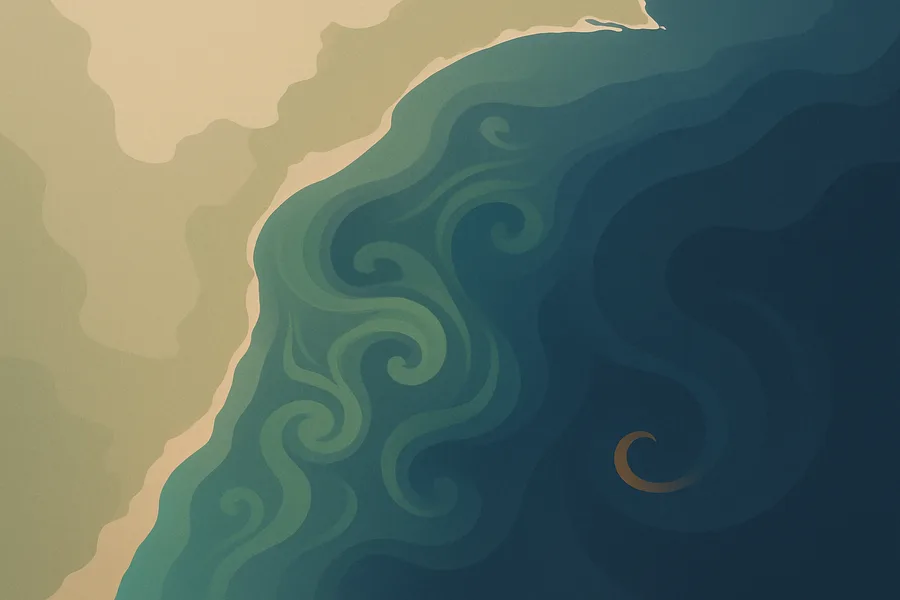 Illustration of Ocean colour and tiny plant life, from NASA's MODIS on the Terra satellite
