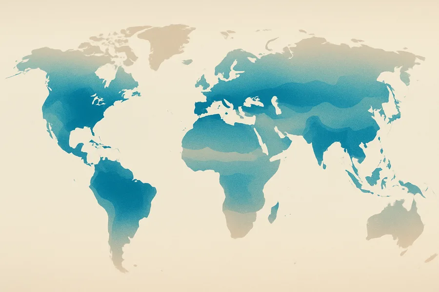 Illustration of How wet surface and root-zone soil is, from NASA's SMAP satellite and model (9 km, 3-hrly)