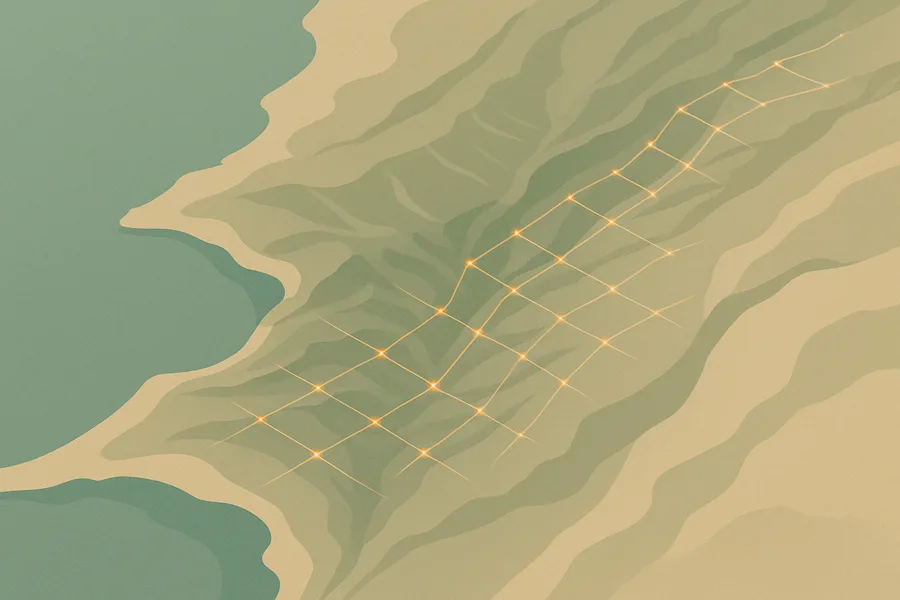 Illustration of Where each pixel sits on Earth (for VIIRS images), from VIIRS on Suomi-NPP (~750 m, lite)