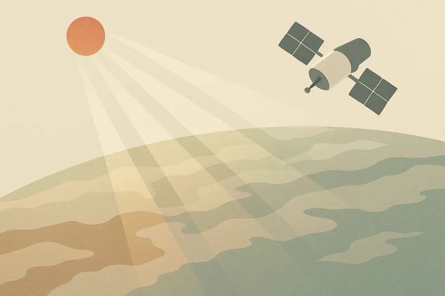 Illustration of Settings for building daily surface-colour maps, from NASA's VIIRS on Suomi-NPP (1 km detail)